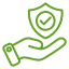 a green guarantee logo